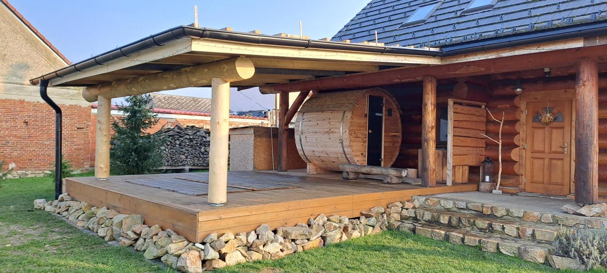 Wellness Srub U Holubu Vila Malsice Exterior foto