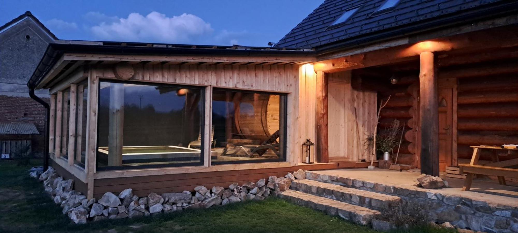 Wellness Srub U Holubu Vila Malsice Exterior foto